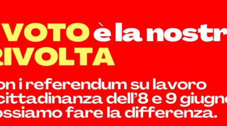 Il voto &egrave; la nostra rivolta