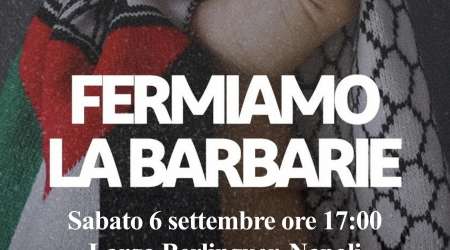 Sabato 6 settembre 2025 alle ore 17.00 Largo Enrico Berlinguer Napoli